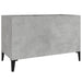 Dulap pentru discuri, gri beton, 74,5x38x48 cm, lemn prelucrat - WALTI WALTI