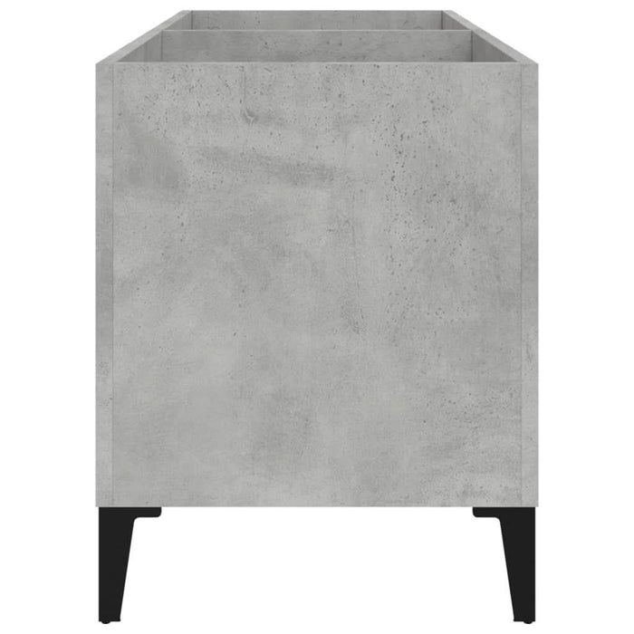 Dulap pentru discuri, gri beton, 74,5x38x48 cm, lemn prelucrat - WALTI WALTI