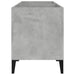 Dulap pentru discuri, gri beton, 74,5x38x48 cm, lemn prelucrat - WALTI WALTI
