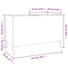 Dulap pentru discuri, gri beton, 74,5x38x48 cm, lemn prelucrat - WALTI WALTI