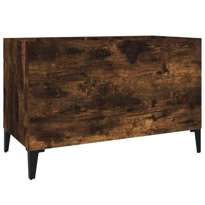 Dulap pentru discuri stejar afumat 74,5x38x48 cm lemn prelucrat - WALTI WALTI