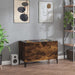 Dulap pentru discuri stejar afumat 74,5x38x48 cm lemn prelucrat - WALTI WALTI