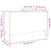 Dulap pentru discuri gri sonoma 74,5x38x48 cm lemn prelucrat - WALTI WALTI