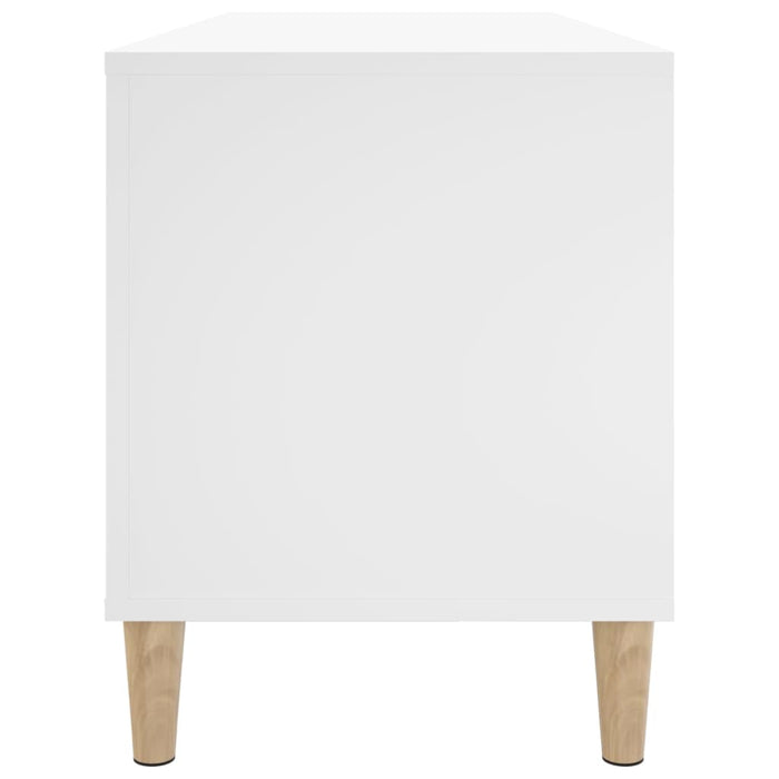 Comodă discuri, alb, 100x38x48 cm, lemn prelucrat - WALTI WALTI
