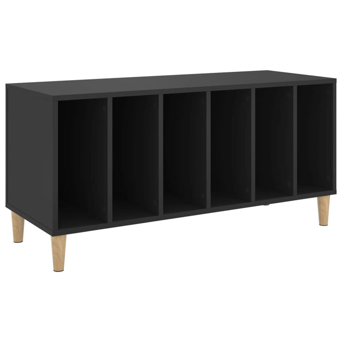 Comodă discuri, negru, 100x38x48 cm, lemn prelucrat - WALTI WALTI