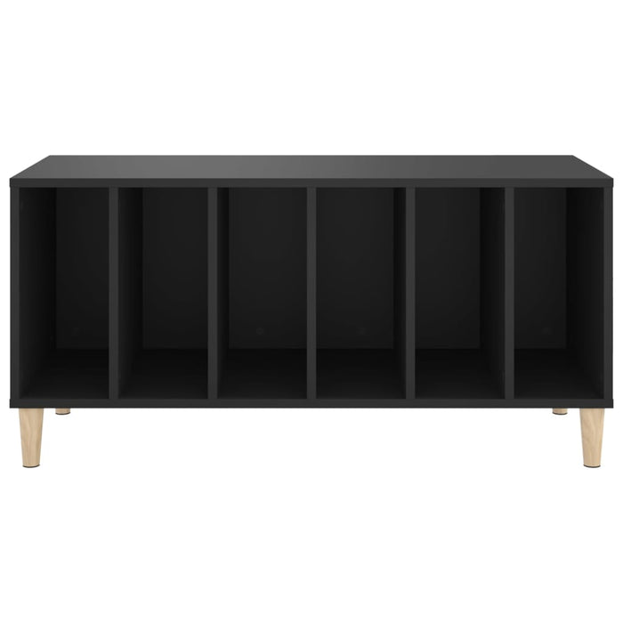 Comodă discuri, negru, 100x38x48 cm, lemn prelucrat - WALTI WALTI