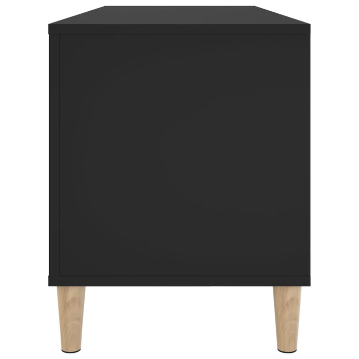 Comodă discuri, negru, 100x38x48 cm, lemn prelucrat - WALTI WALTI