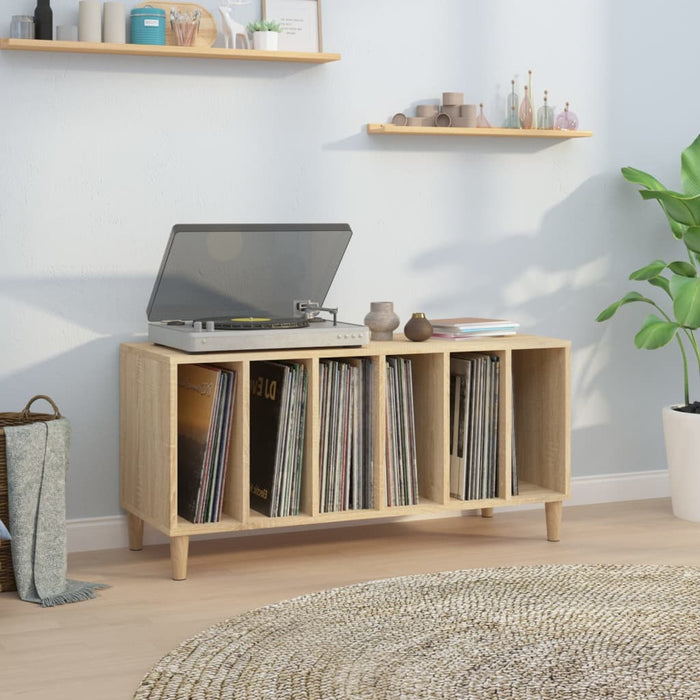 Dulap pentru discuri stejar sonoma 100x38x48 cm, lemn prelucrat - WALTI WALTI