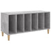 Dulap pentru discuri gri beton, 100x38x48 cm, lemn prelucrat - WALTI WALTI