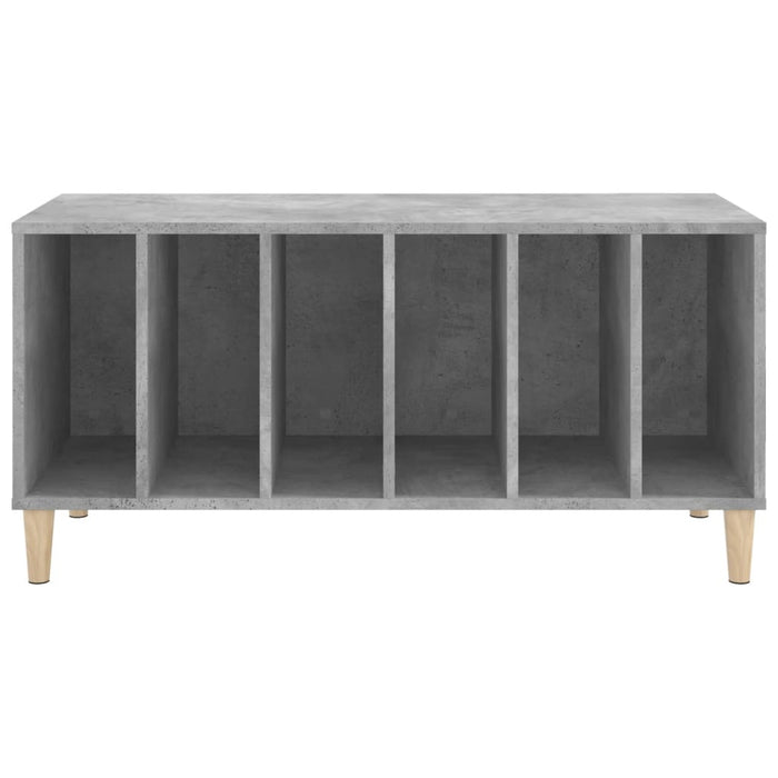 Dulap pentru discuri gri beton, 100x38x48 cm, lemn prelucrat - WALTI WALTI