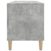 Dulap pentru discuri gri beton, 100x38x48 cm, lemn prelucrat - WALTI WALTI