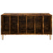 Dulap pentru discuri stejar fumuriu 100x38x48 cm lemn compozit - WALTI WALTI