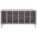 Dulap pentru discuri gri sonoma, 100x38x48 cm, lemn prelucrat - WALTI WALTI