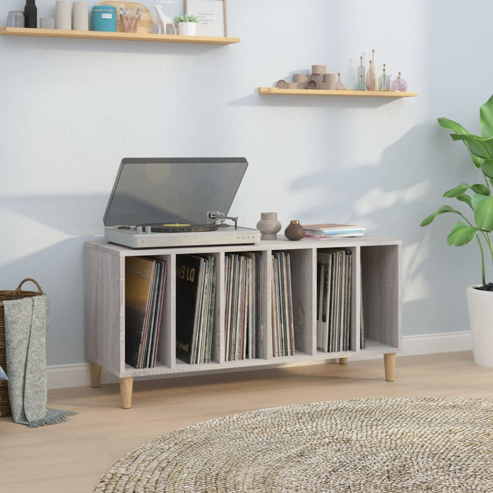 Dulap pentru discuri gri sonoma, 100x38x48 cm, lemn prelucrat - WALTI WALTI