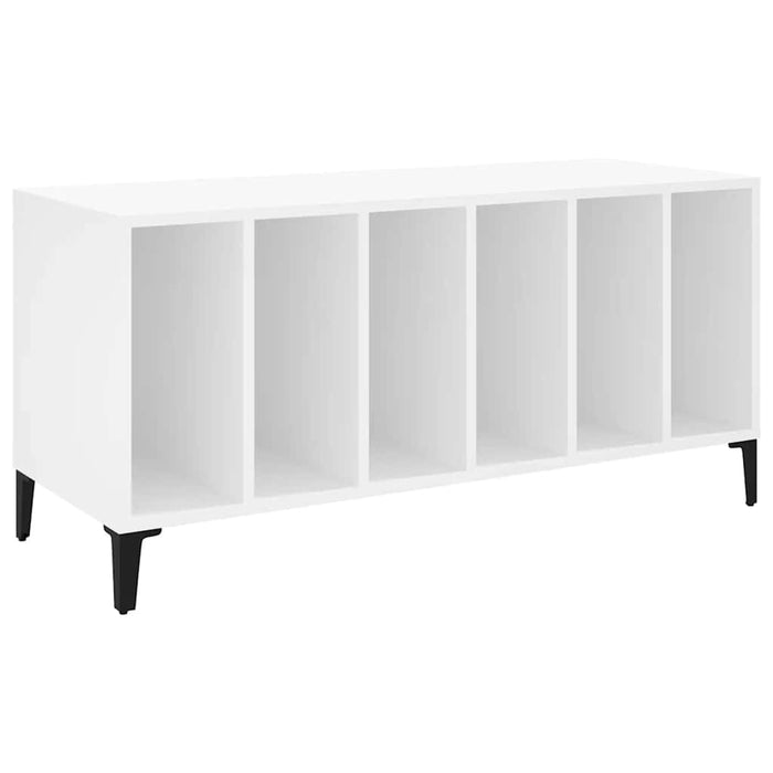 Comodă discuri, alb, 100x38x48 cm, lemn prelucrat - WALTI WALTI