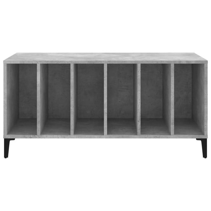 Dulap pentru discuri gri beton, 100x38x48 cm, lemn prelucrat - WALTI WALTI