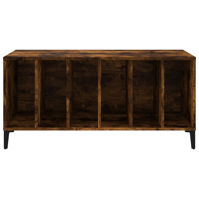 Dulap pentru discuri stejar afumat 100x38x48 cm, lemn prelucrat - WALTI WALTI