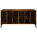 Dulap pentru discuri stejar afumat 100x38x48 cm, lemn prelucrat - WALTI WALTI