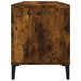 Dulap pentru discuri stejar afumat 100x38x48 cm, lemn prelucrat - WALTI WALTI