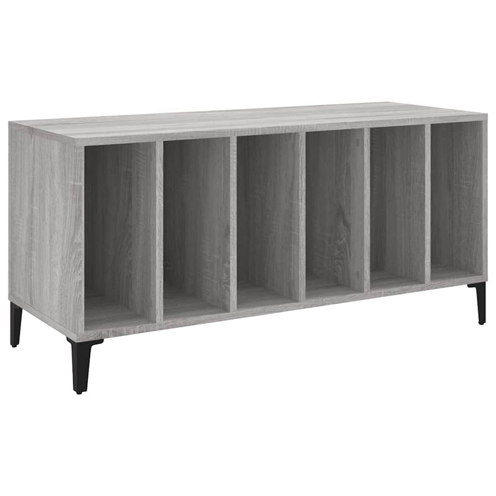 Dulap pentru discuri gri sonoma, 100x38x48 cm, lemn prelucrat - WALTI WALTI