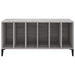 Dulap pentru discuri gri sonoma, 100x38x48 cm, lemn prelucrat - WALTI WALTI