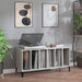 Dulap pentru discuri gri sonoma, 100x38x48 cm, lemn prelucrat - WALTI WALTI