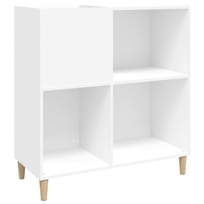 Dulap pentru discuri, alb, 84,5x38x89 cm, lemn compozit - WALTI WALTI