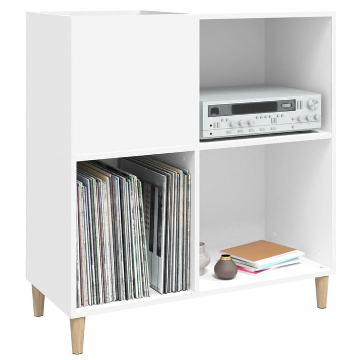 Dulap pentru discuri, alb, 84,5x38x89 cm, lemn compozit - WALTI WALTI