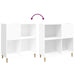 Dulap pentru discuri, alb, 84,5x38x89 cm, lemn compozit - WALTI WALTI