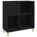 Dulap pentru discuri negru 84,5x38x89 cm lemn compozit - WALTI WALTI