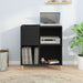 Dulap pentru discuri negru 84,5x38x89 cm lemn compozit - WALTI WALTI