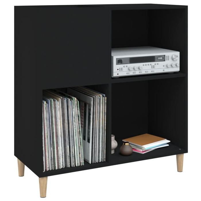 Dulap pentru discuri negru 84,5x38x89 cm lemn compozit - WALTI WALTI