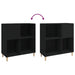 Dulap pentru discuri negru 84,5x38x89 cm lemn compozit - WALTI WALTI