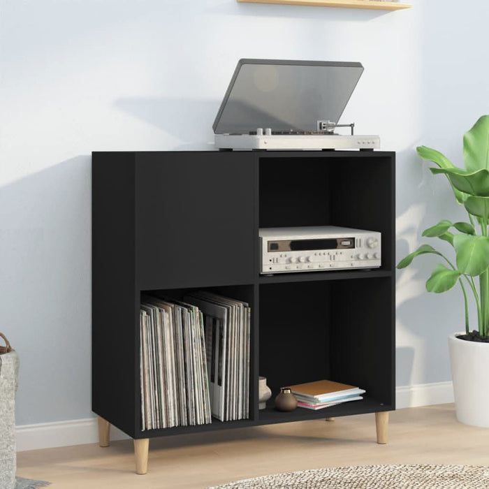 Dulap pentru discuri negru 84,5x38x89 cm lemn compozit - WALTI WALTI