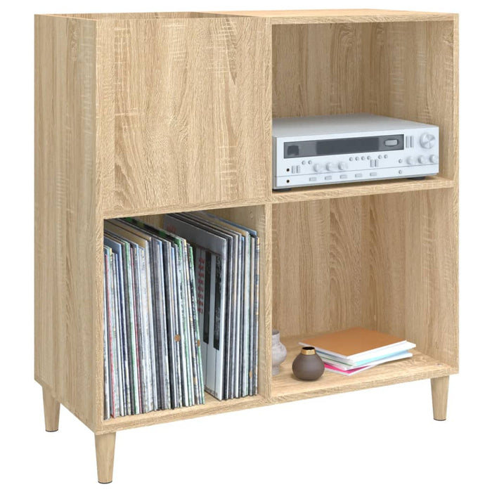 Dulap pentru discuri stejar sonoma 84,5x38x89 cm lemn compozit WALTI