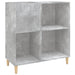 Dulap pentru discuri gri beton 84,5x38x89 cm lemn compozit - WALTI WALTI