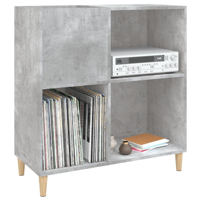 Dulap pentru discuri gri beton 84,5x38x89 cm lemn compozit - WALTI WALTI