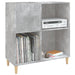 Dulap pentru discuri gri beton 84,5x38x89 cm lemn compozit - WALTI WALTI