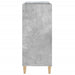 Dulap pentru discuri gri beton 84,5x38x89 cm lemn compozit - WALTI WALTI