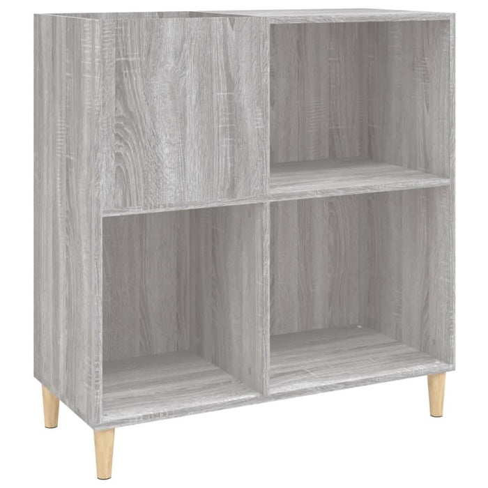 Dulap pentru discuri gri sonoma 84,5x38x89 cm lemn compozit - WALTI WALTI