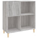 Dulap pentru discuri gri sonoma 84,5x38x89 cm lemn compozit - WALTI WALTI