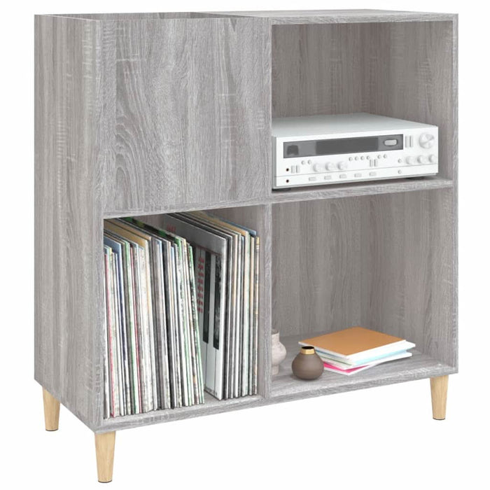 Dulap pentru discuri gri sonoma 84,5x38x89 cm lemn compozit - WALTI WALTI