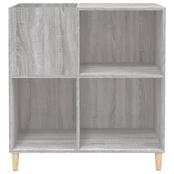 Dulap pentru discuri gri sonoma 84,5x38x89 cm lemn compozit - WALTI WALTI