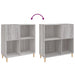 Dulap pentru discuri gri sonoma 84,5x38x89 cm lemn compozit - WALTI WALTI