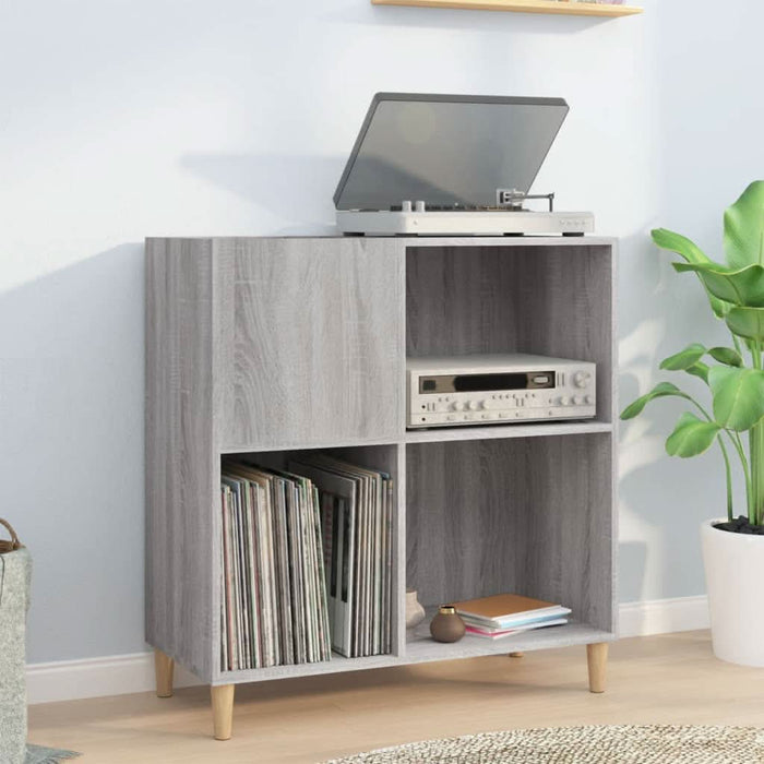 Dulap pentru discuri gri sonoma 84,5x38x89 cm lemn compozit - WALTI WALTI