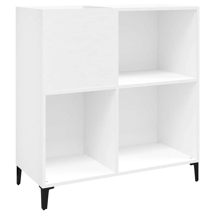 Comodă de discuri, alb, 84,5x38x89 cm, lemn compozit - WALTI WALTI