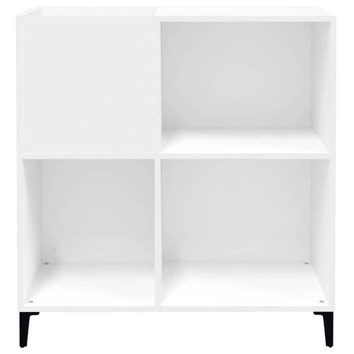 Comodă de discuri, alb, 84,5x38x89 cm, lemn compozit - WALTI WALTI