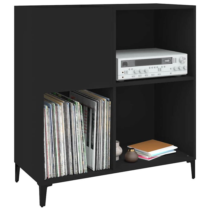 Dulap pentru discuri negru 84,5x38x89 cm lemn compozit - WALTI WALTI