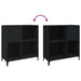 Dulap pentru discuri negru 84,5x38x89 cm lemn compozit - WALTI WALTI