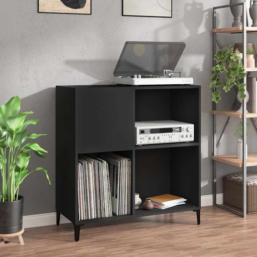 Dulap pentru discuri negru 84,5x38x89 cm lemn compozit - WALTI WALTI